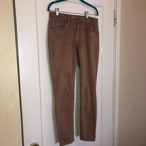 Dusty rose skinny jeans